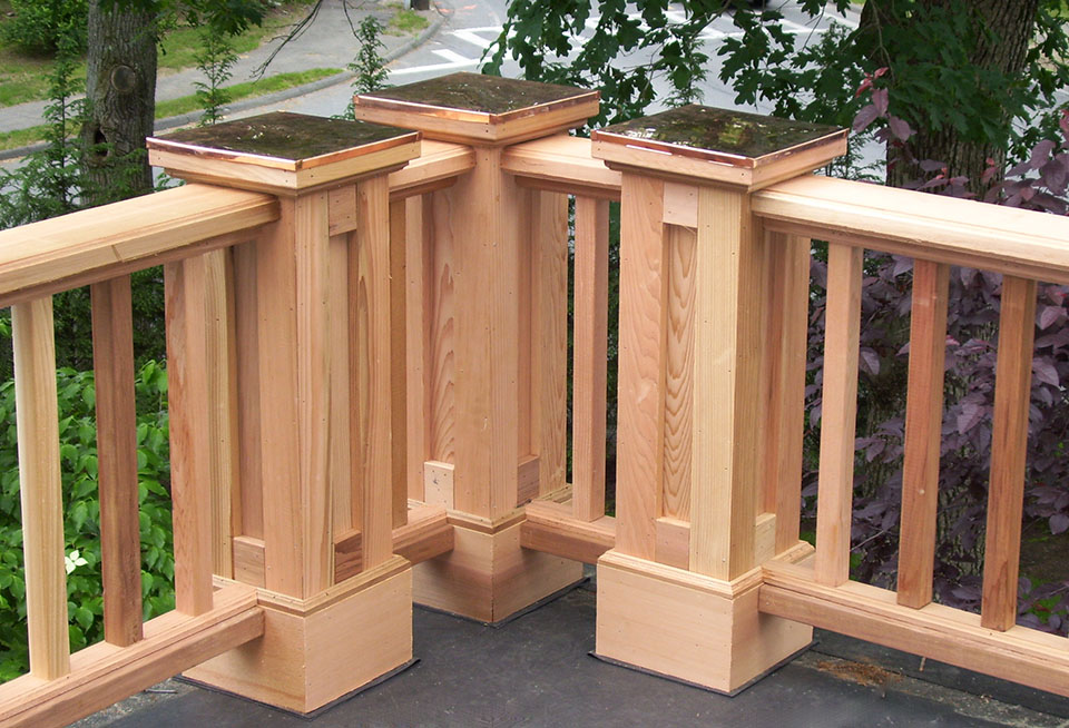 Custom Deck Design, beautiful carpentry work, High end carpentry from Watertite Roofing