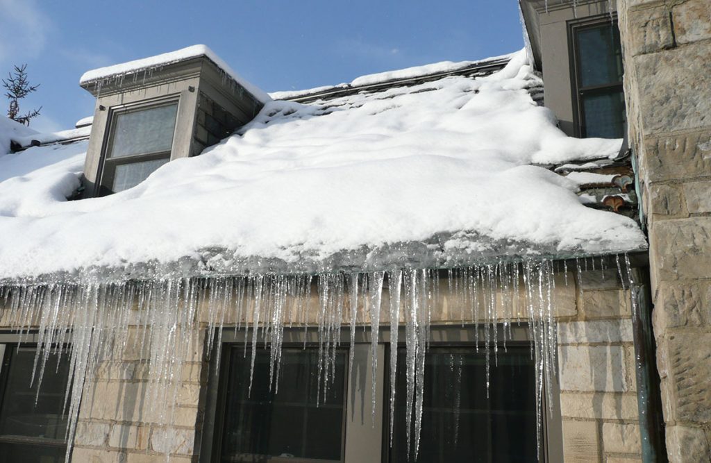 ice dam prevention massachusetts, east coast ice dam removal, roof ice dams, heat tape, heat cables